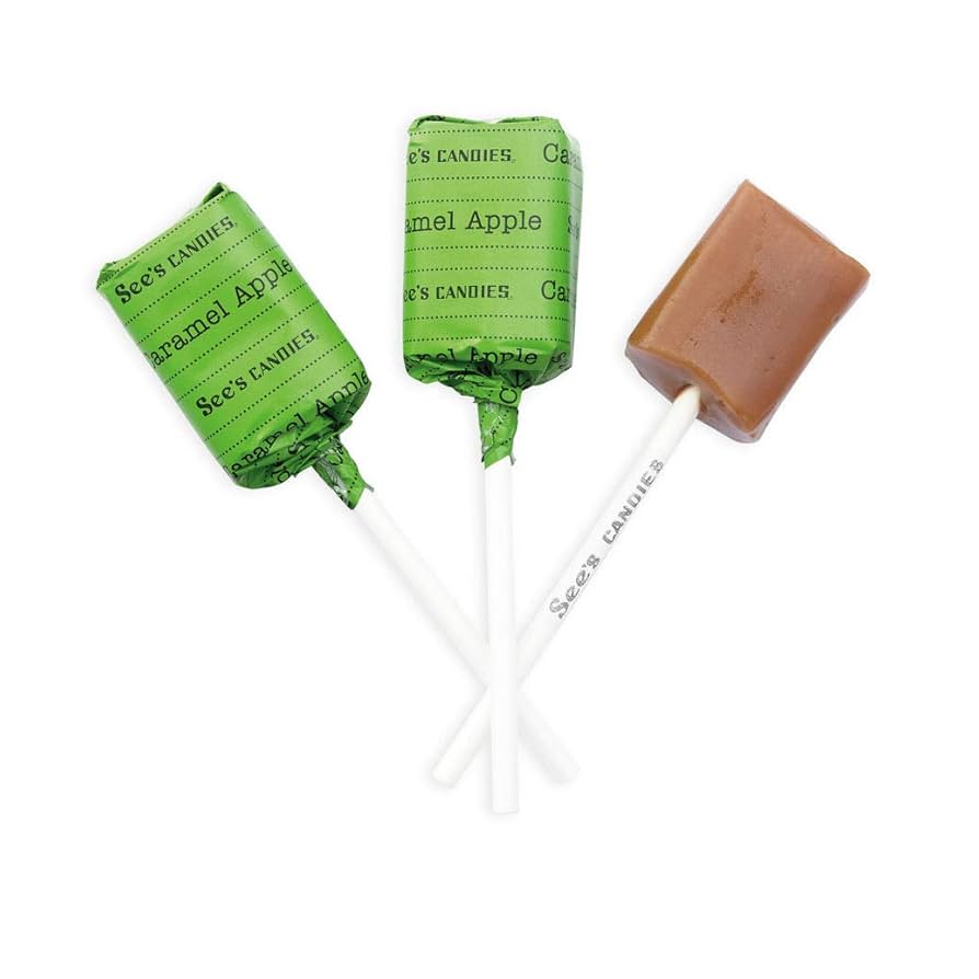 Caramel Apple Lollipop - Apple Caramel Pop