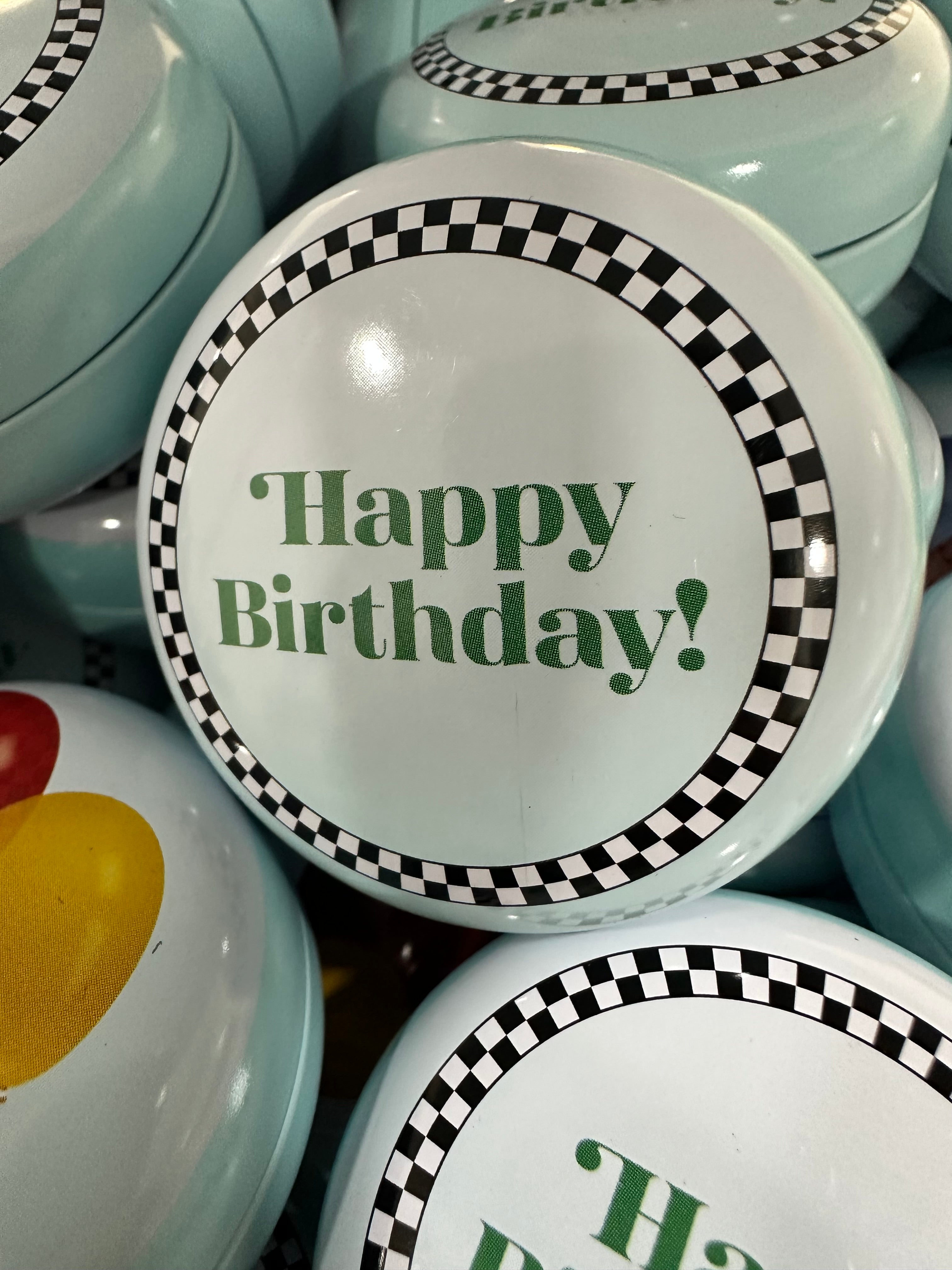 Happy Birthday Tin - Happy Birthday Lollipop Tin