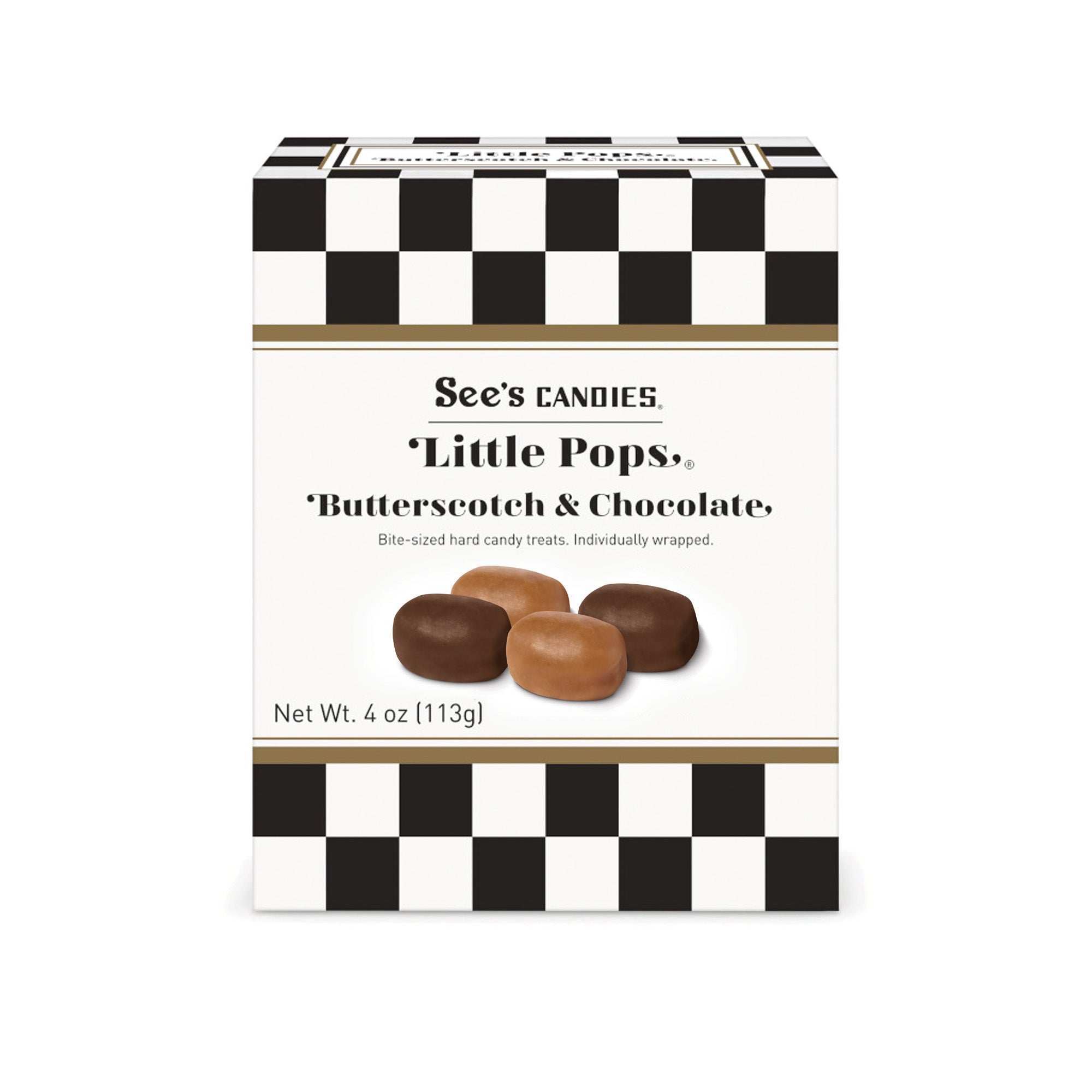 Butterscotch & Chocolate Little Pops - Butterscotch and Chocolate Candies
