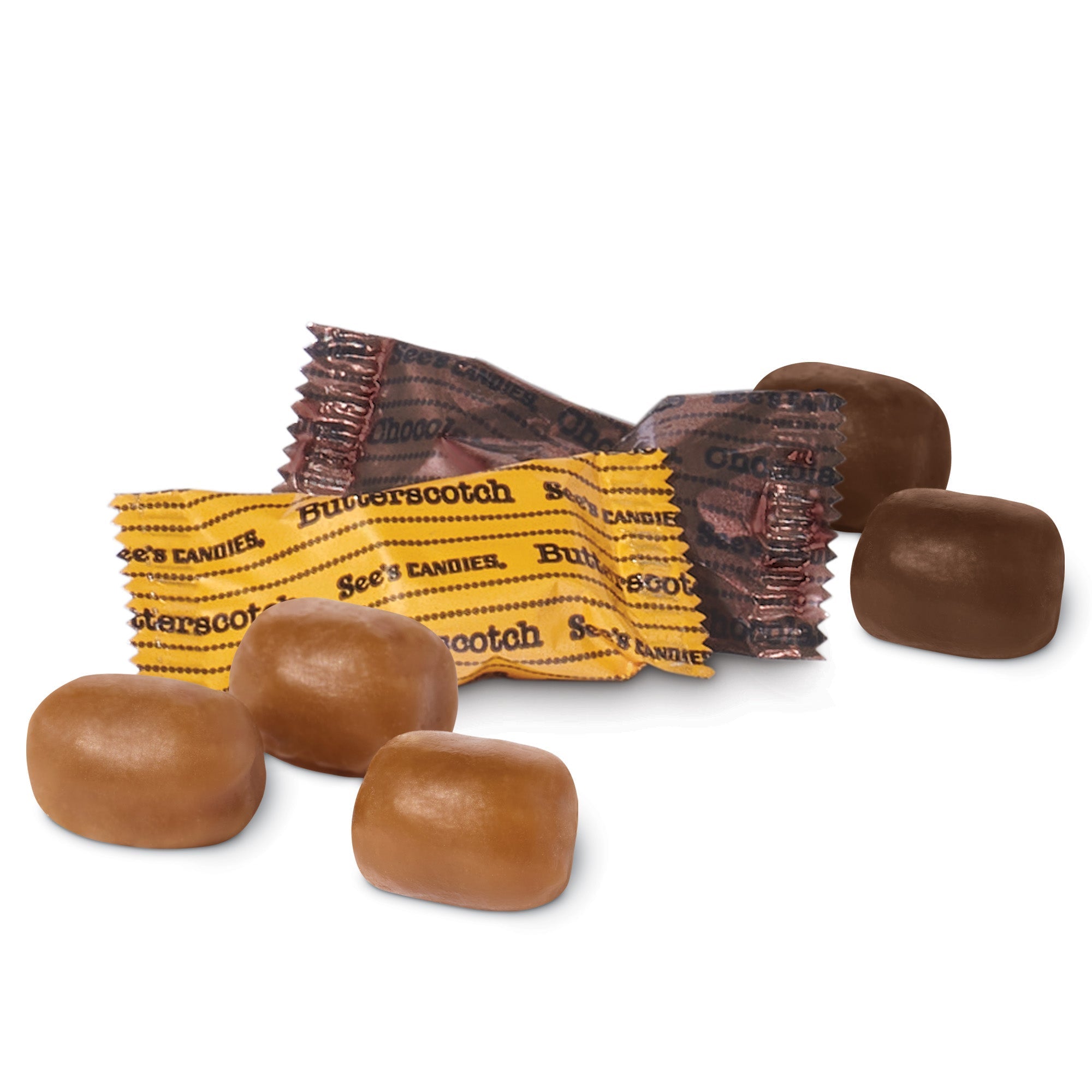 Butterscotch & Chocolate Little Pops - Butterscotch and Chocolate Candies