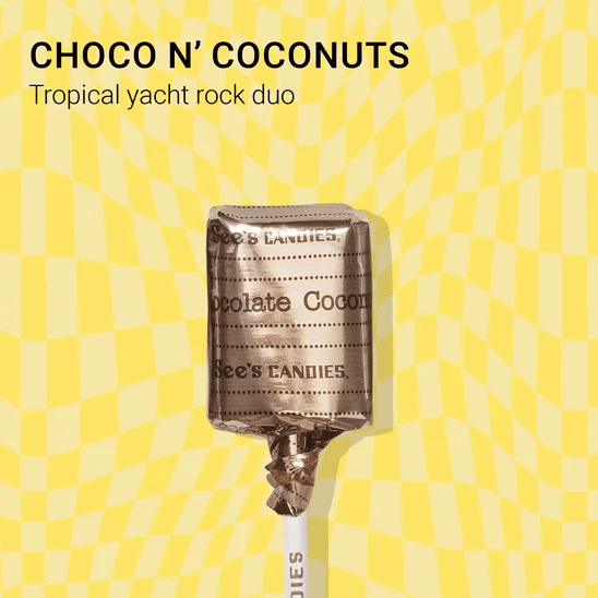 Chocolate Coconut Lollypops - Paletas de Chocolate con Coco