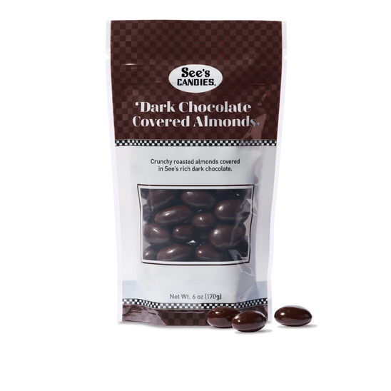 Dark Chocolate Covered Almonds - Dark Chocolate Covered Almonds