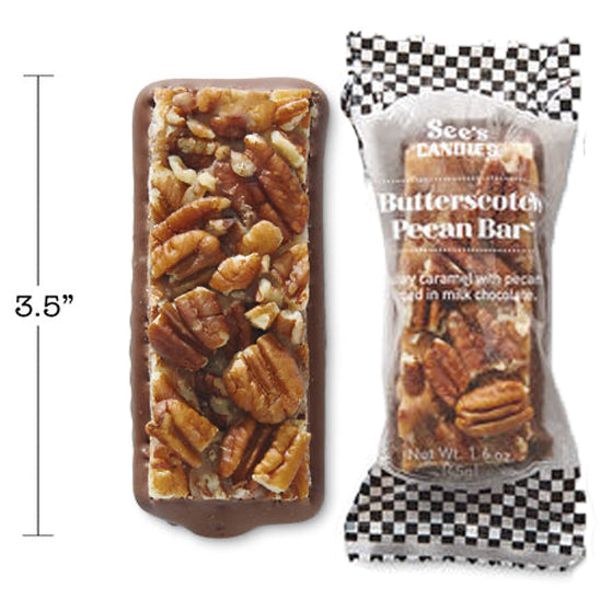 Milk Butterscotch Pecan Bar - Pecan Nut Bar