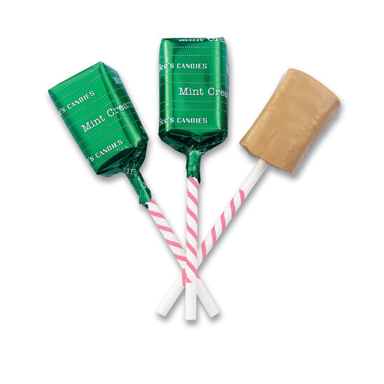 Mint Cream Lollypop / Creamy Mint Lollipop