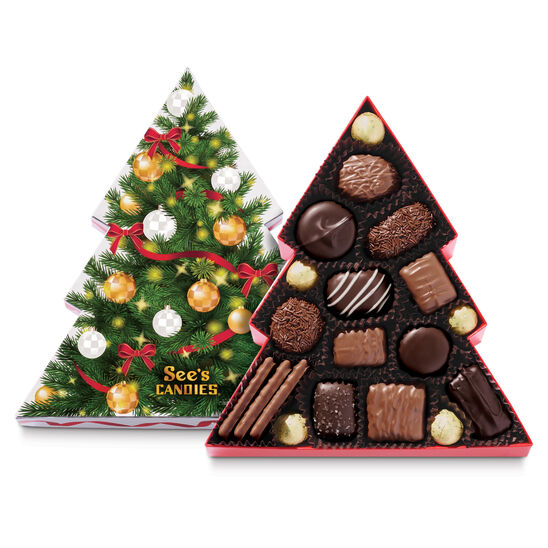 Oh Christmas Tree Box - Assorted Christmas Tree Chocolates