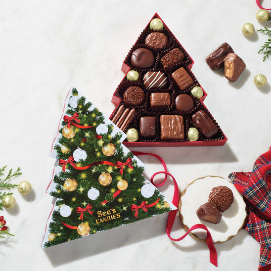 Oh Christmas Tree Box - Christmas Tree Chocolate Assortment