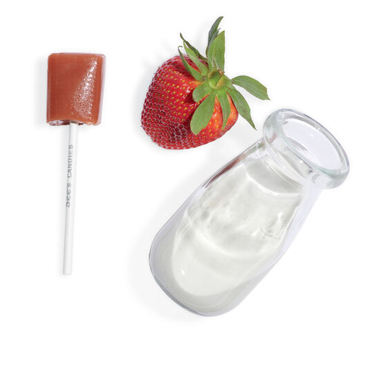 Strawberry Cream Lollypops - Strawberry Cream Flavored Pops