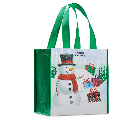Sweet Snowman Tote - Snowman Tote Bag