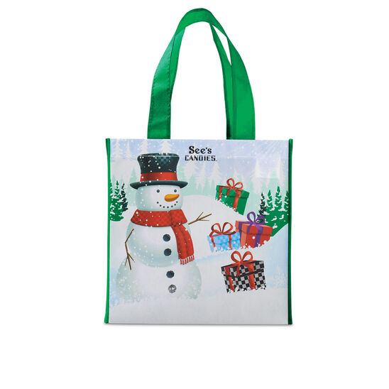 Sweet Snowman Tote - Snowman Tote Bag